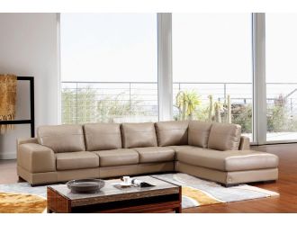 Divani Casa 260 Italian Leather Sectional Sofa