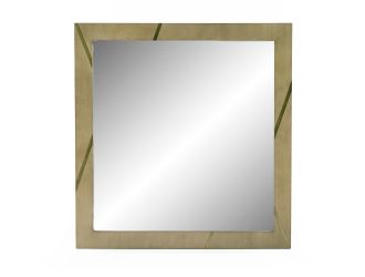 Modrest Nixa - Modern Birch + Brushed Bronze Mirror