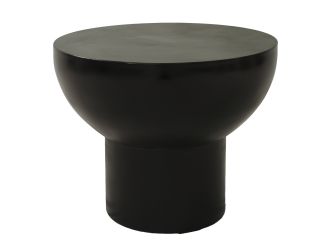 Modrest Fate - Modern Black Concrete End Table
