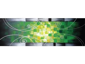 ADC7141 Modern Green Oil Painting