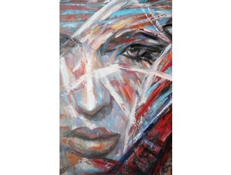 ADC7765 Modern Woman Oil Painting