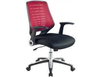 Modrest Diplomat Modern Black and Red Office Chair