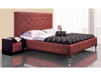 Modrest B9039 Modern Red Leatherette Bed