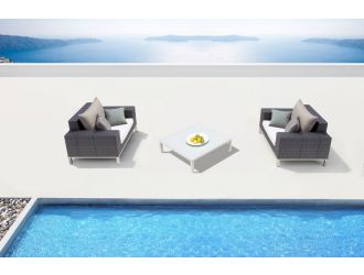 Renava Ferdinand Modern Small Outdoor Lounge Chair Set