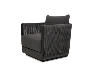 Renava Bali - Outdoor Black and Grey Lounge Chair