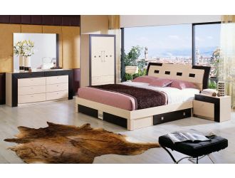 California King Concorde Modern Bedroom Set with Storage