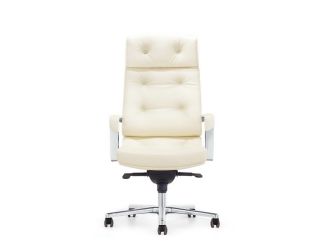 Modrest Forbes Modern White High-Back Office Chair
