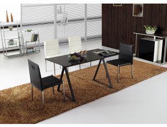 Modern Dining Table CT-67 & 4 Chairs
