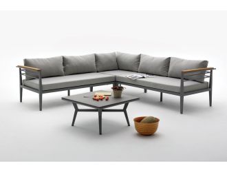 Renava Skyros Outdoor Grey Sectional Sofa Set