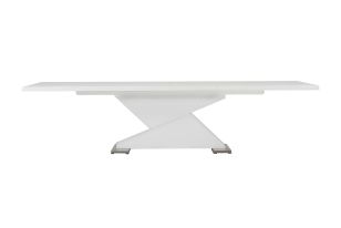 Modrest Bono "Z" - Modern White Extendable Dining Table 