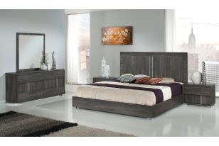 Modrest Luca Italian Modern Grey Bed