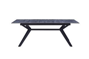 Modrest Dennis - Modern Grey Ceramic Extendable Dining Table