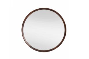 Modrest Selena - Modern Round Acacia Mirror