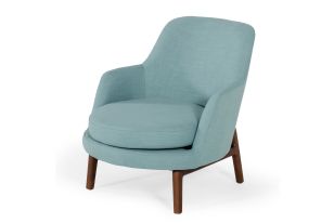 Modrest Metzler - Modern Mint Green Fabric Accent Chair 