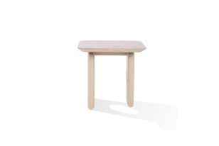 Nova Domus Osaka - Modern Faux Marble + Natural Ash End Table