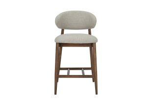 Modrest Blum - Modern Beige Linen Counter Chair