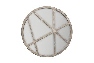 Modrest Fence - Modern Round Mirror