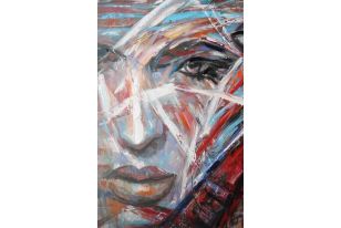 ADC7765 Modern Woman Oil Painting