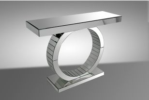 Oxim - Transitional Mirrored Console Table