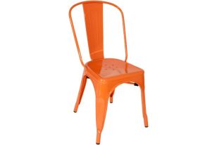 Elan Modern Orange Metal Dining Chair
