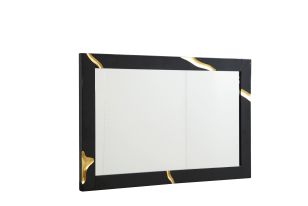 Modrest Aspen - Modern Black Large Mirror