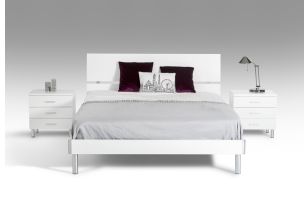 Modrest Bravo Modern White Bedroom Set