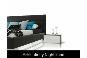 Modrest Infinity - Contemporary Black & White Bedroom Set