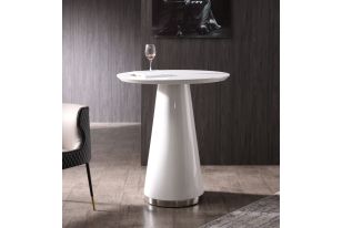 Modrest Enbrook - Contemporary White High Gloss Bar Table