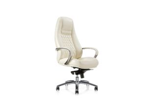 Modrest Rupert Modern White High-Back Office Chair
