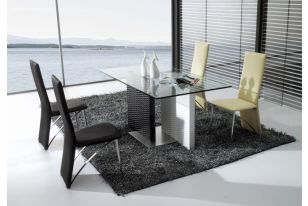 CT-78 Modern Glass Dining Table