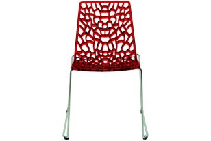 Groove Modern Red Italian Dining Chair