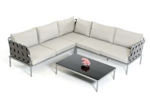 Renava Hamptons Modern Outdoor Sectional Sofa Set
