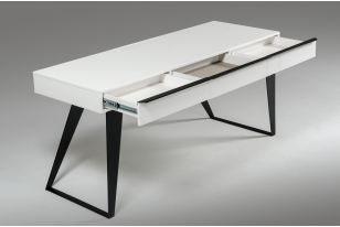 Nova Domus Kismet Modern White & Black Desk