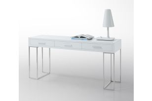 Sheldon - Modern White Lacquer Desk