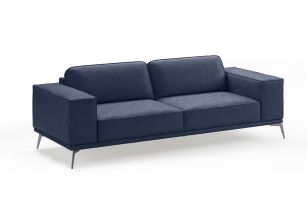Lamod Italia Soho - Italian Maya Blue Leather Sofa