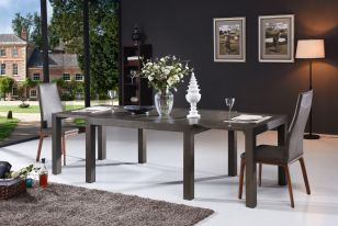 Modrest Galant Modern Grey Oak Extendable Dining Table