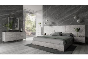 Nova Domus Marbella - Italian Modern Grey Marble Dresser