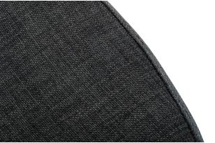 Modrest Williamette Mid-Century Dark Grey Fabric Bench