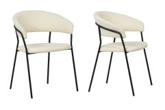 Modrest Marlynn - Modern White Dining Chair Set of 2