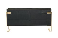 Modrest Rothsay - Modern Wenge + Gold Dresser