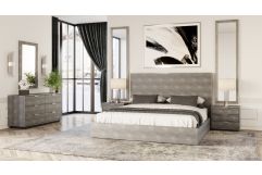 Modrest Dynasty - Modern Shagreen Bed