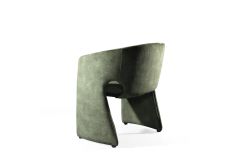 Modrest - Modern Malvern Green Fabric Dining Chair
