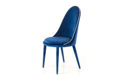 Klamath - Modern Blue & White Fabric Dining Chair (Set of 2)