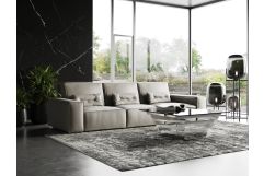 Lamod Italia Hollywood - Italian Grey Leather Sectional Sofa