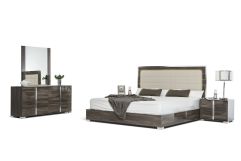 Modrest San Marino Modern Grey Bedroom Set